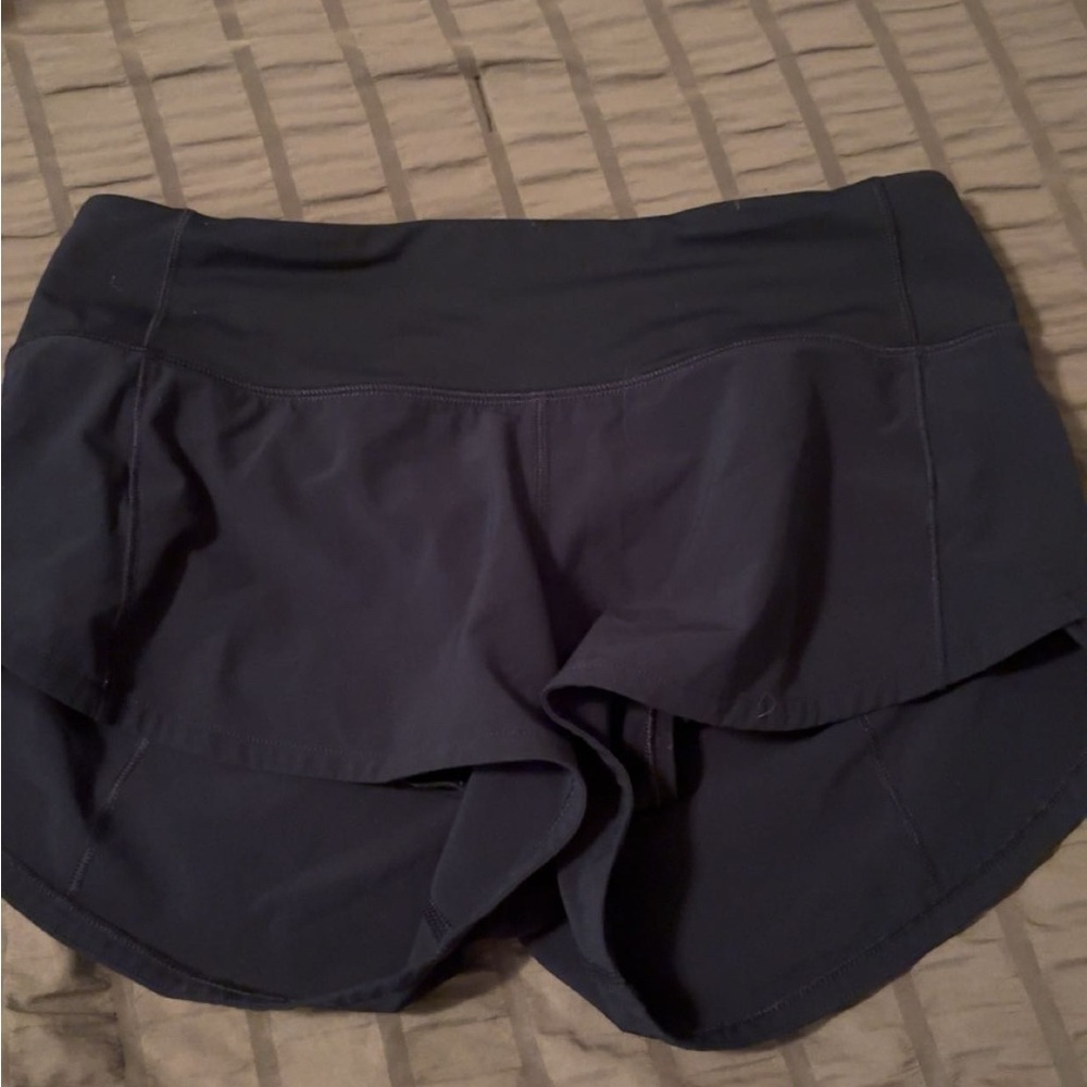 Speed up low rise Lululemon size two shorts